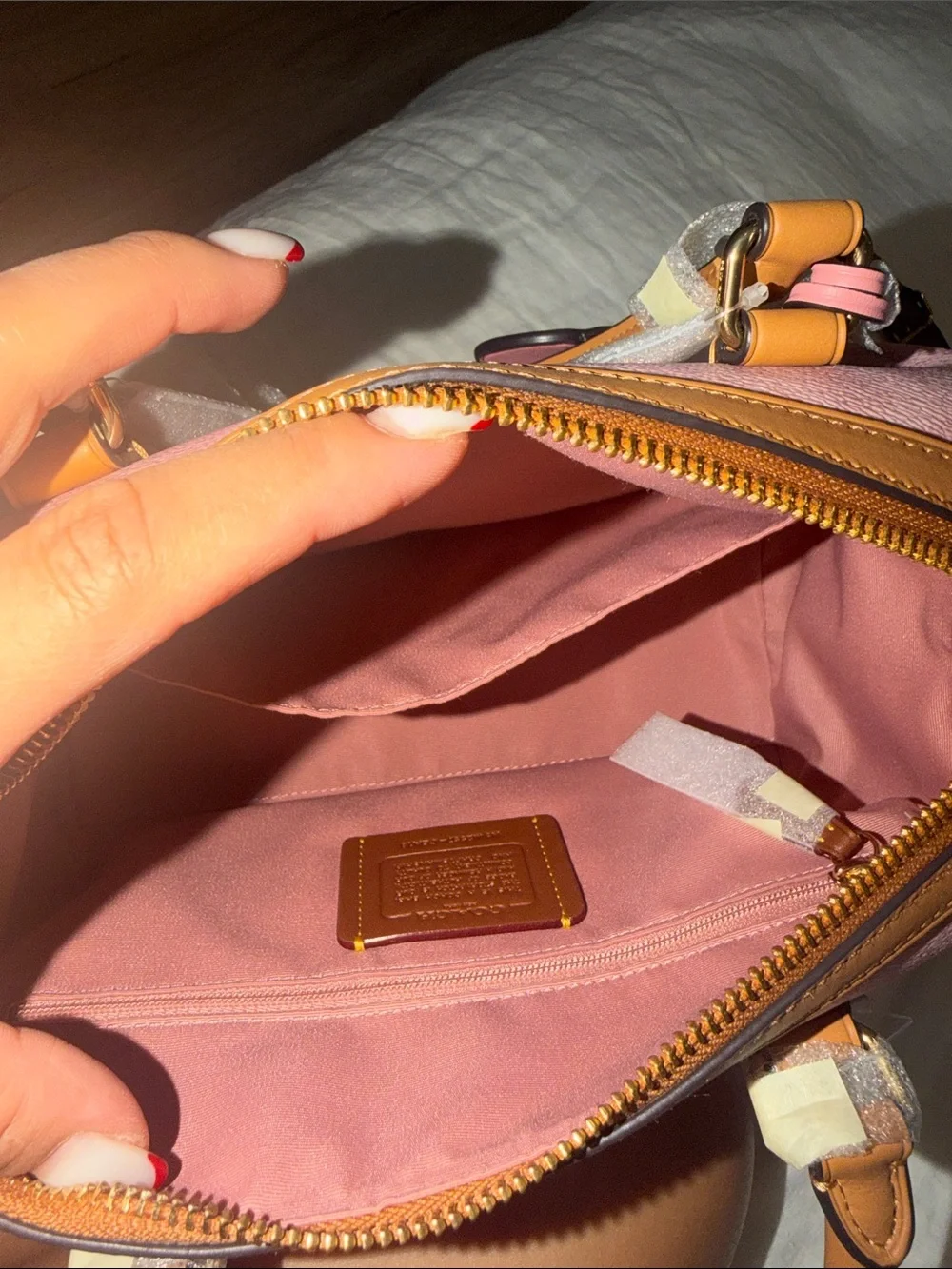 Coach satchel soft